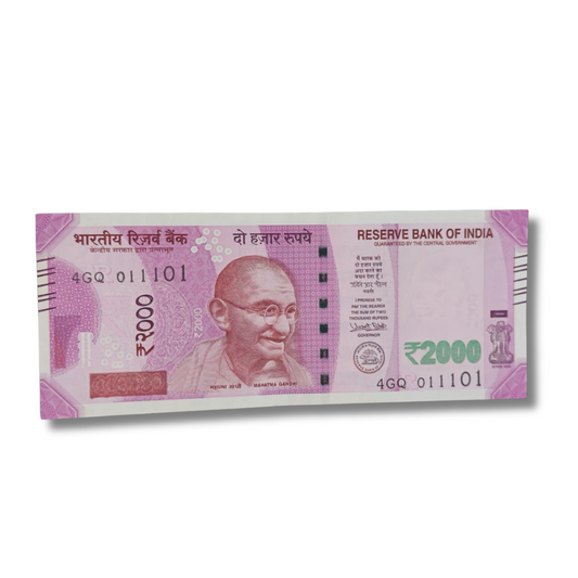Rs 2000 new birthday 01.11.01 governor urjit patel excellent condition