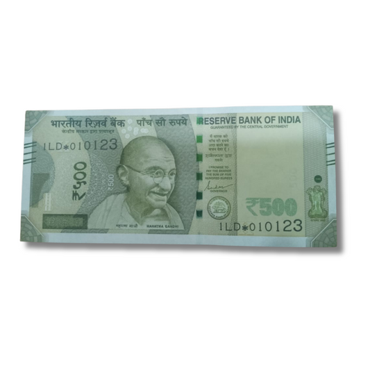 Rs 500 Star Birthday 01.01.23 Governor Shaktikant Das UNC Condition