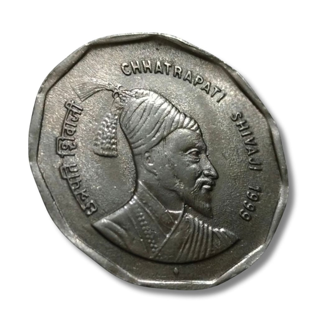 Rs 2 Chhatrapati Shivaji Coin | Bombay Mint | Republic India Commemorative