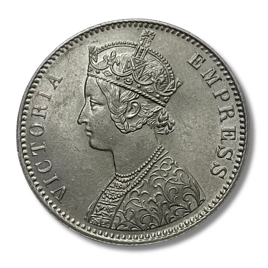 Rs 1 Coin One Rupee 1890 Victoria Empress