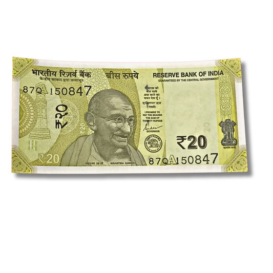 Rs 20 Fancy Note – 15.08.47 Independence Day | Excellent Condition | Shaktikanta Das