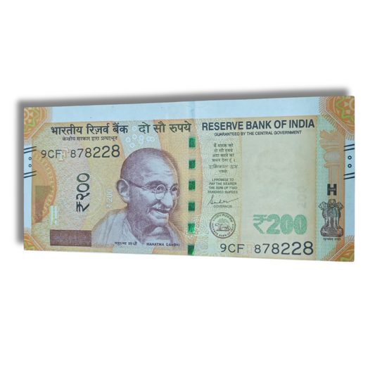 Rs 200 Error Note Cutting Error 878288– Collectible items