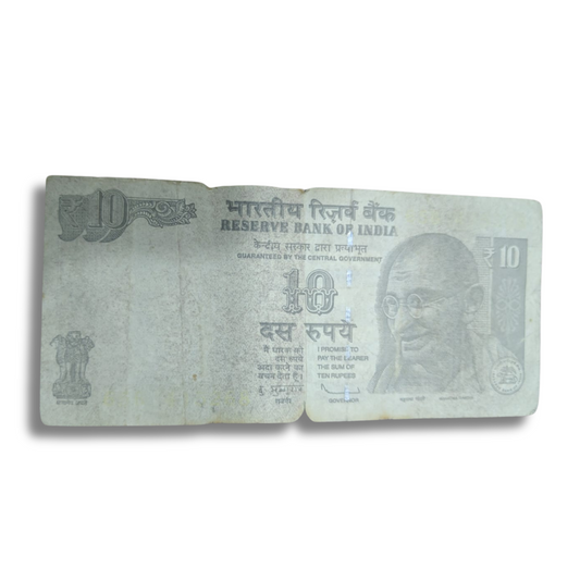 Rs 10 Error Note Without Number as per Condition
