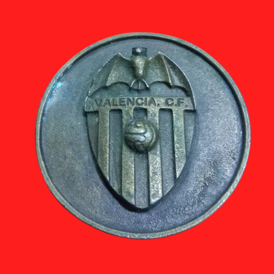 Valencia C.F. Antique Bronze Football Medal Rare Collectible - Collection Bazzar