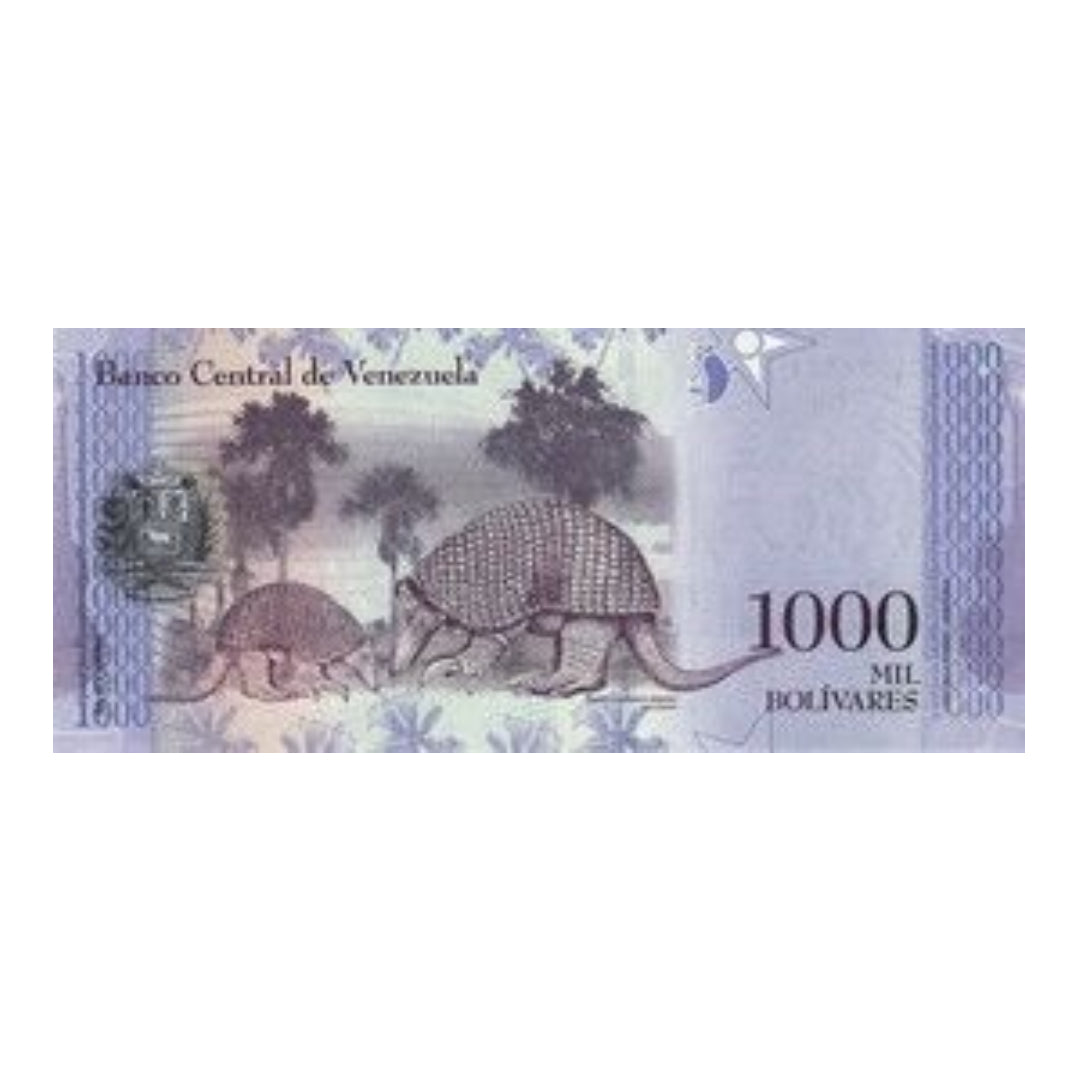 Venezuela 1000 Mil Bolivares Banknote Banco Central de Venezuela - Collection Bazzar