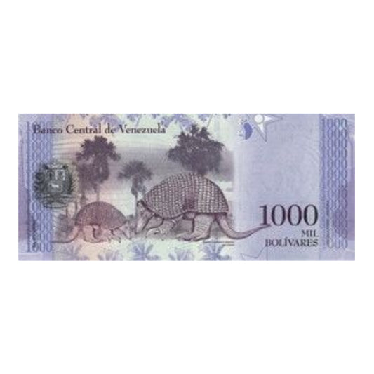 Venezuela 1000 Mil Bolivares Banknote Banco Central de Venezuela - Collection Bazzar