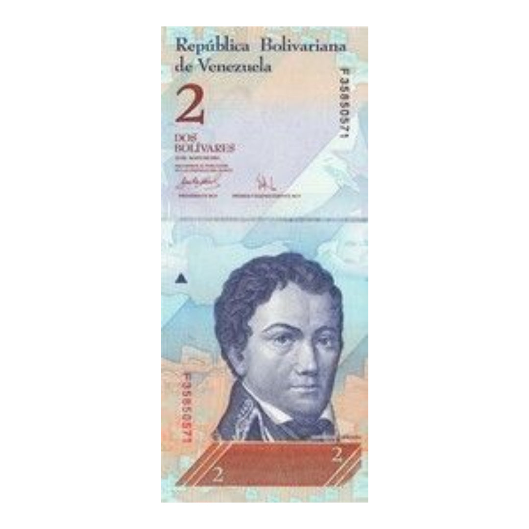 Venezuela 2 Dos Bolivares Banknote Banco Central de Venezuela - Collection Bazzar