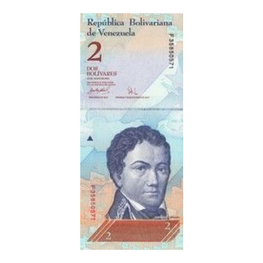 Venezuela 2 Dos Bolivares Banknote Banco Central de Venezuela - Collection Bazzar