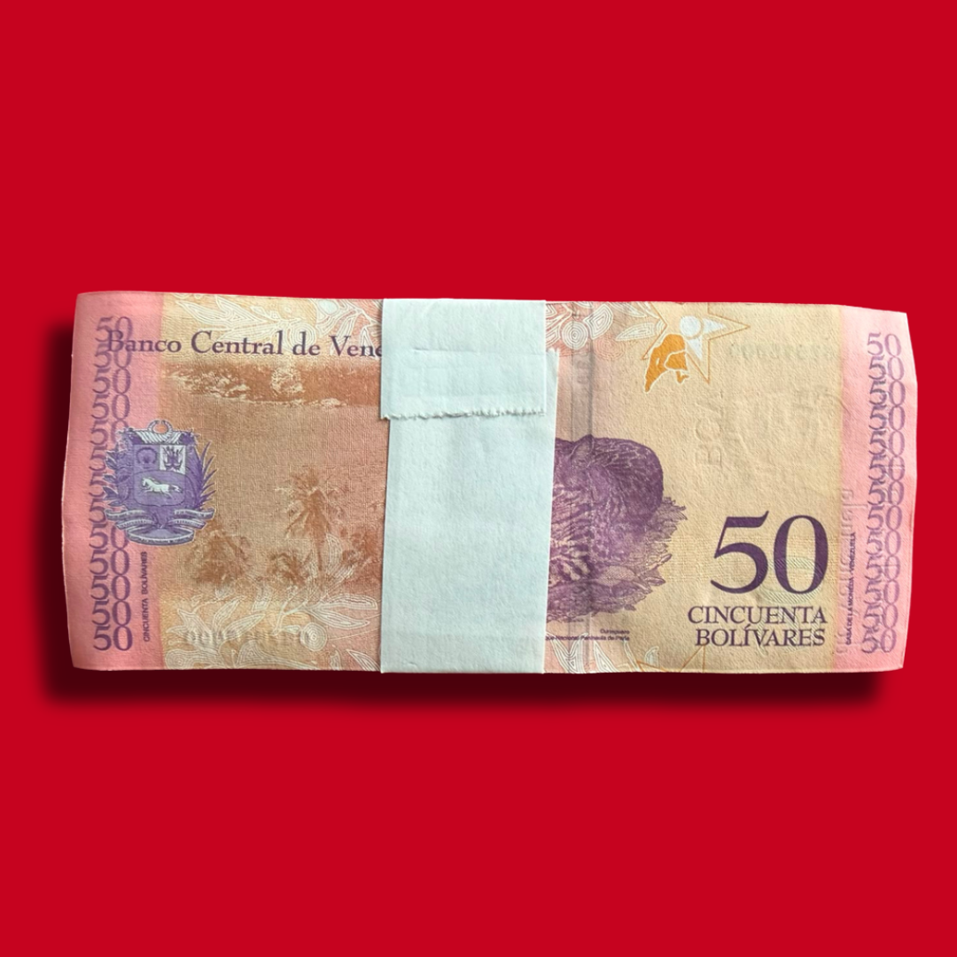 Venezuela 50 Bolívares Packet UNC Cincuenta Bolivares - Collection Bazzar