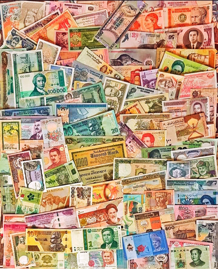 WORLD CURRENCY OF 100 DIFFERENT CURRENCY COLLECTIBLE - Collection Bazzar