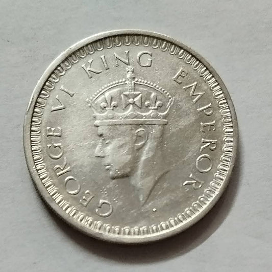 Rs 1 Coin 1942 George VI King  Good Condition  As Per Image