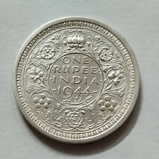 Rs 1 Coin One Rupee 1944 George Vi King  Good Condition As Per Image