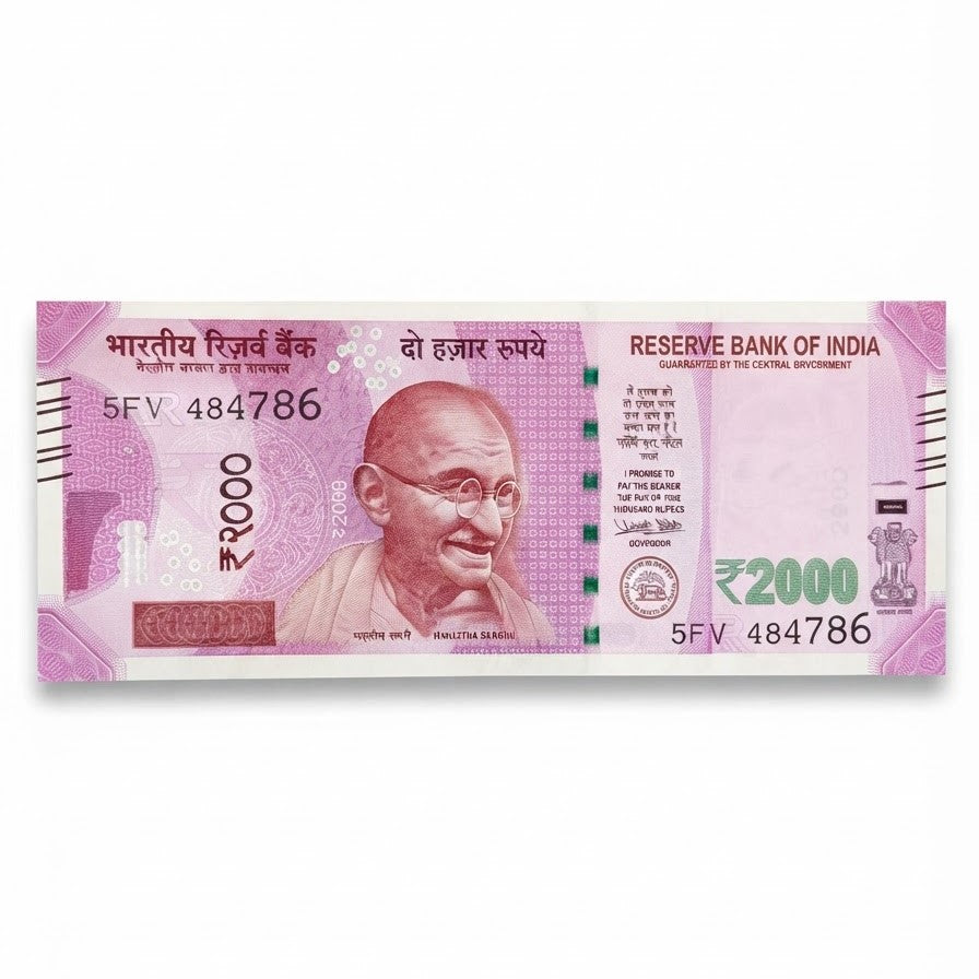 Rs 2000 Note 484786 Ending 786 Holy Bismillah Number Rare