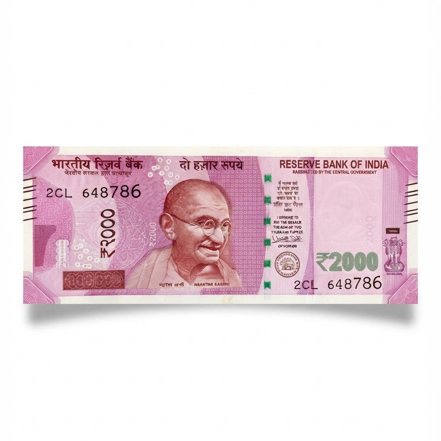 Rs 2000 Note 648786 Ending 786 Holy Bismillah Number Rare