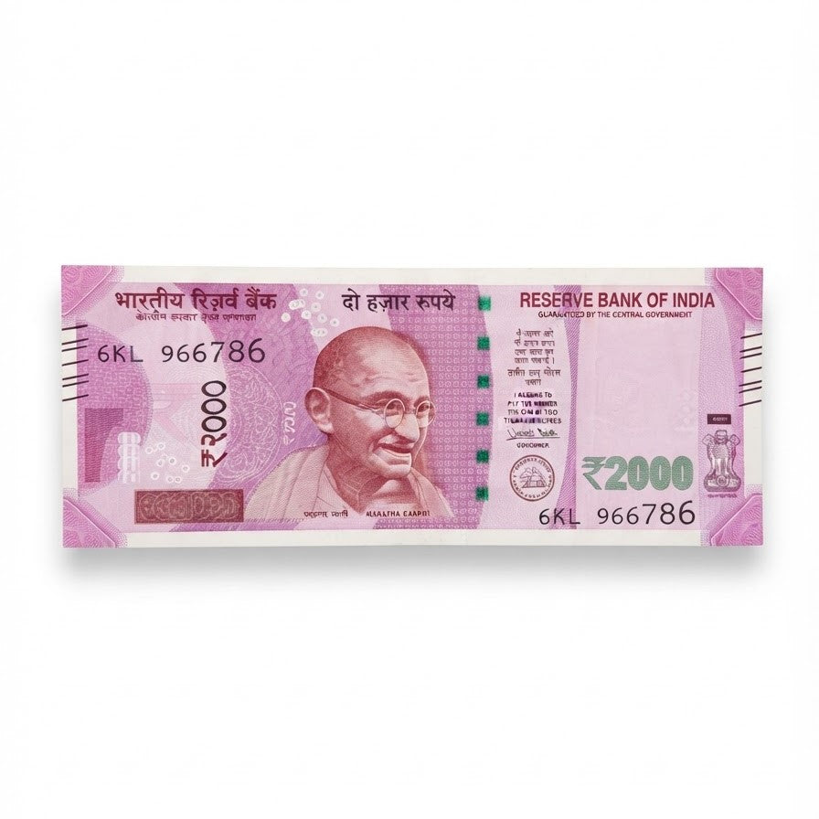 Rs 2000 Note 966786 Ending 786 Holy Bismillah Number Rare