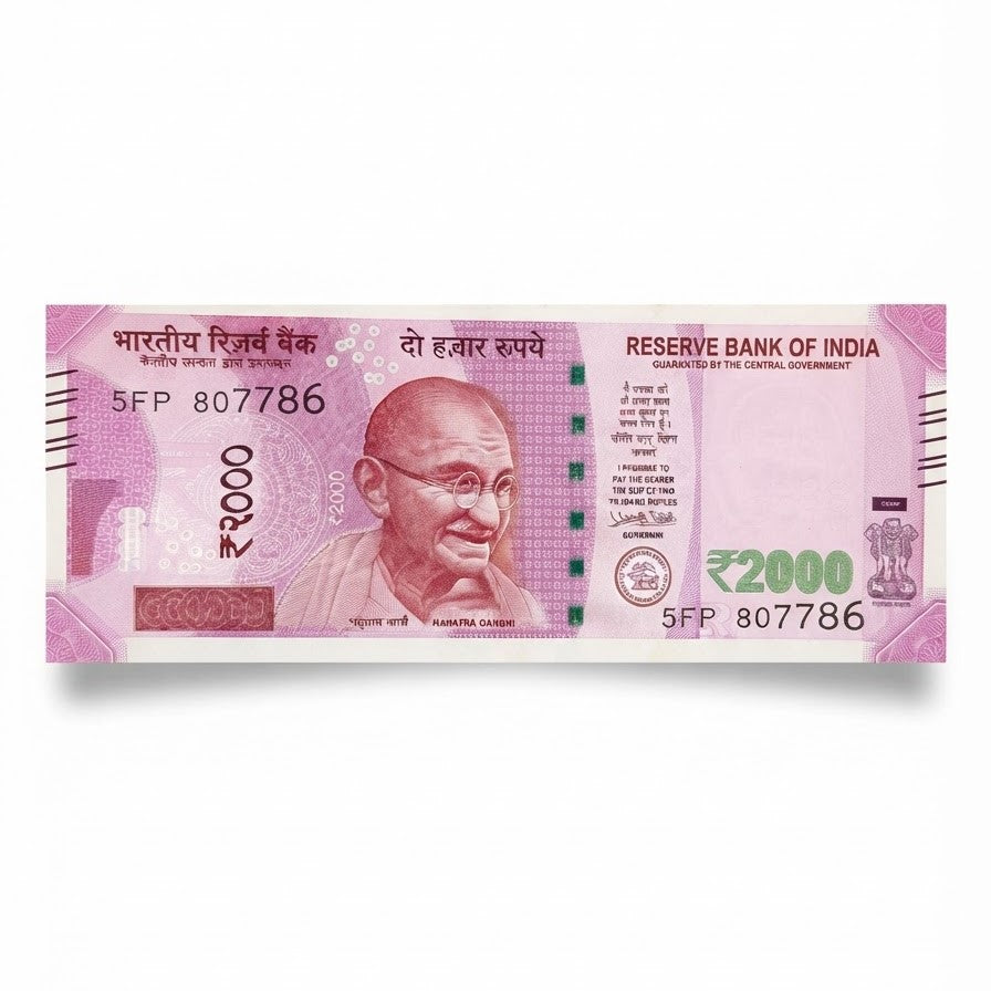 Rs 2000 Note 807786 Ending 786 Holy Bismillah Number Rare