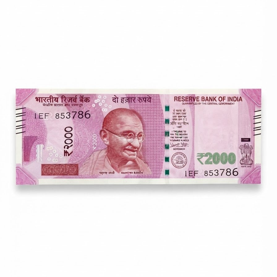 Rs 2000 Note 853786 Ending 786 Holy Bismillah Number Rare