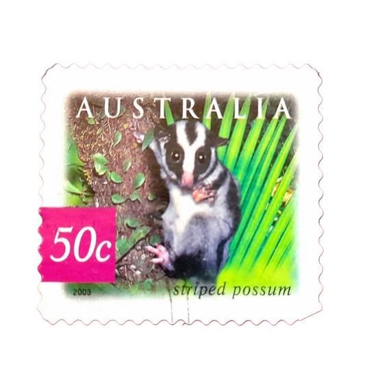 Australia 50c Striped Possum Stamp – 2003 Rare Collectible Postage