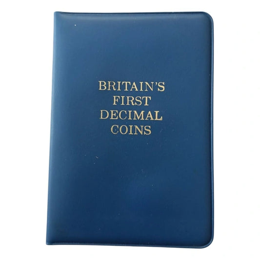 Britain’s First Decimal Coins 1971 Royal Mint England Historic Coin Set