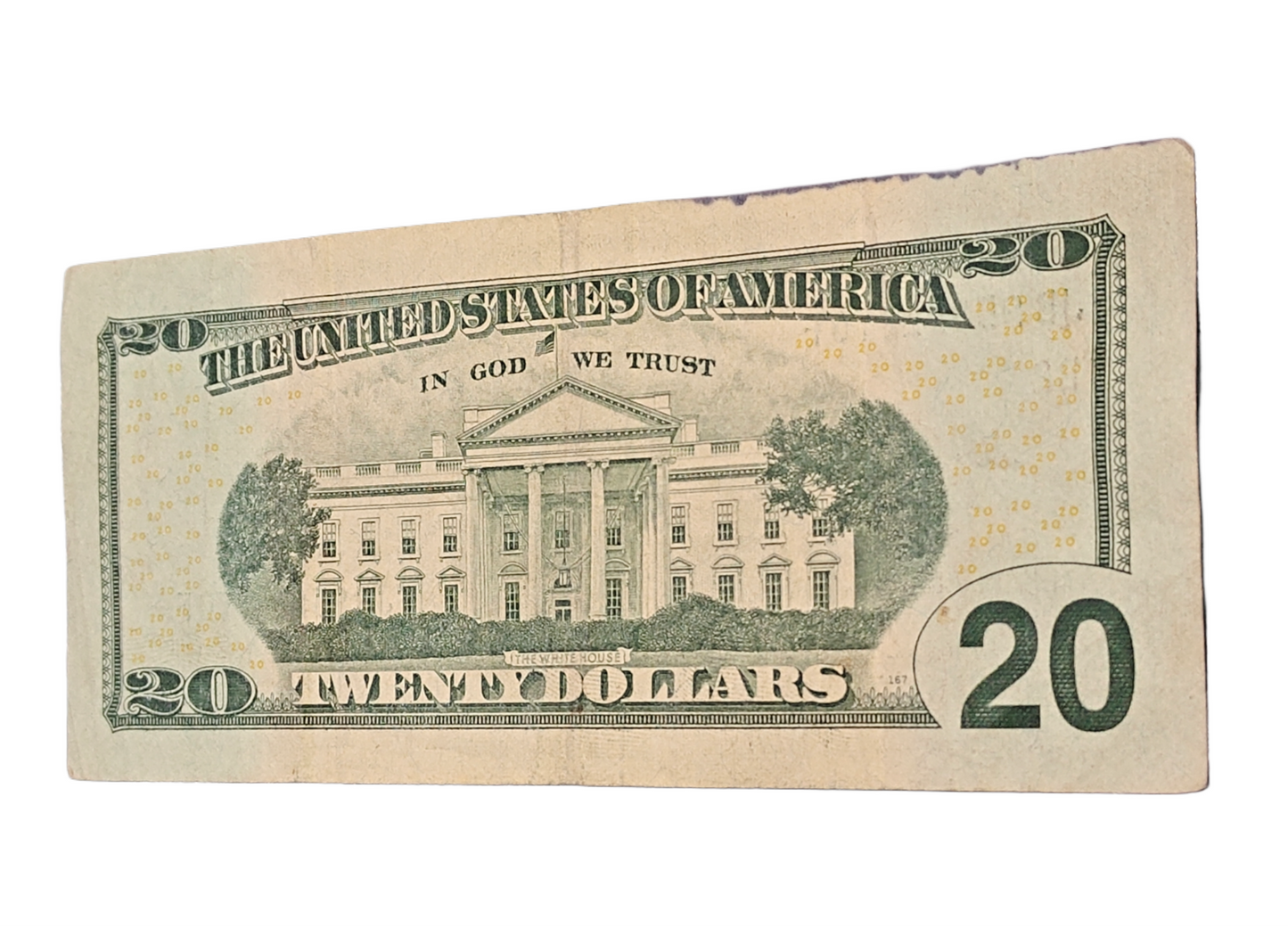 20 Dollar United States of America Note | Rare Collectible | As Per Image - Collection Bazzar