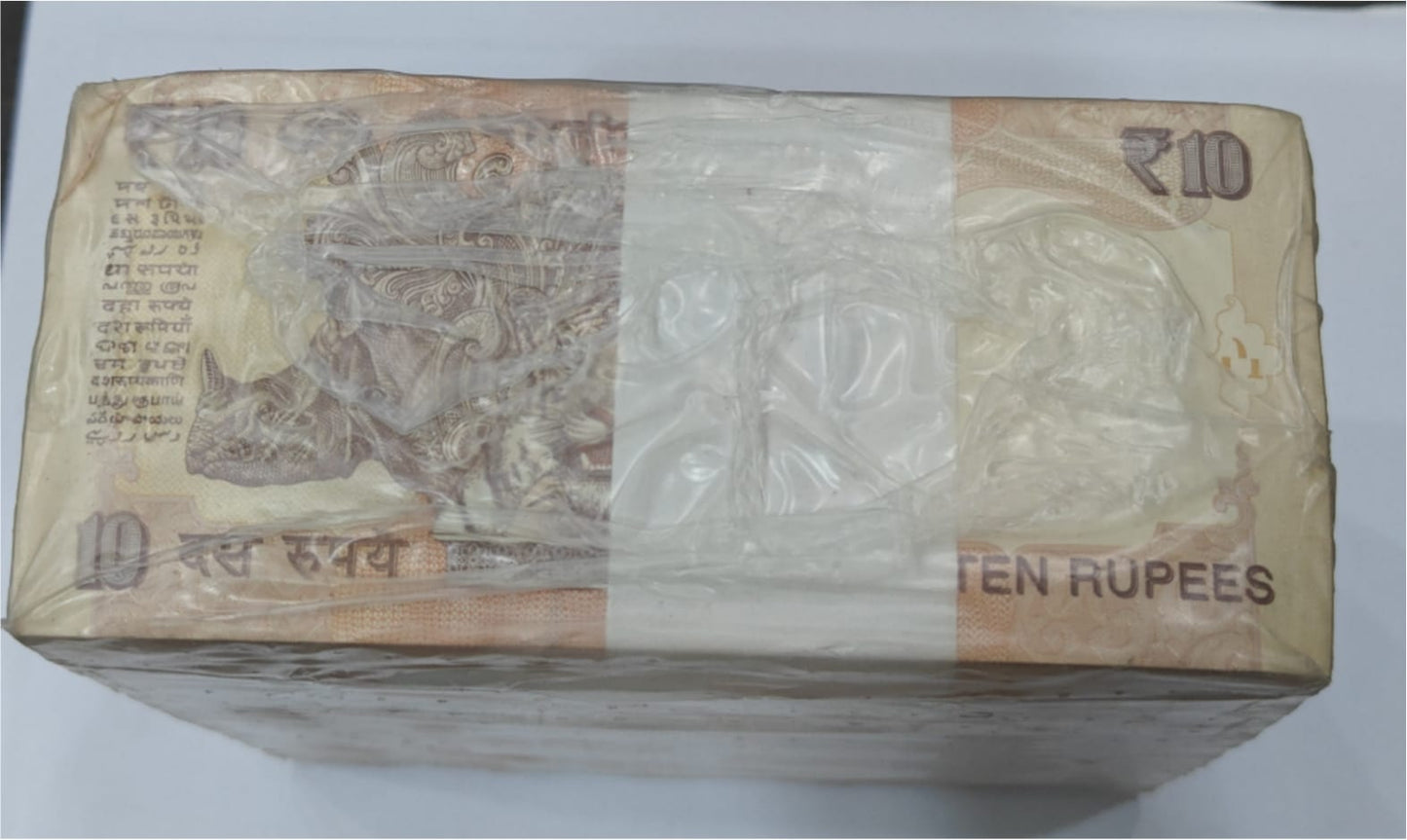Rs 10 Note Serial 386001 | Gandhi Series RIM Issue Collectible