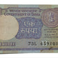 Rare ₹1 note packet with serial number 459101, signed by Montek Singh Ahluwalia, Government of India issue 100 UNC notes full bundle
