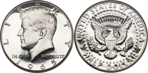 Rare Half Dollar USA coin featuring John F. Kennedy portrait and Presidential Seal, silver collectible American coin