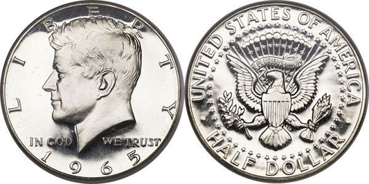 Rare Half Dollar USA coin featuring John F. Kennedy portrait and Presidential Seal, silver collectible American coin