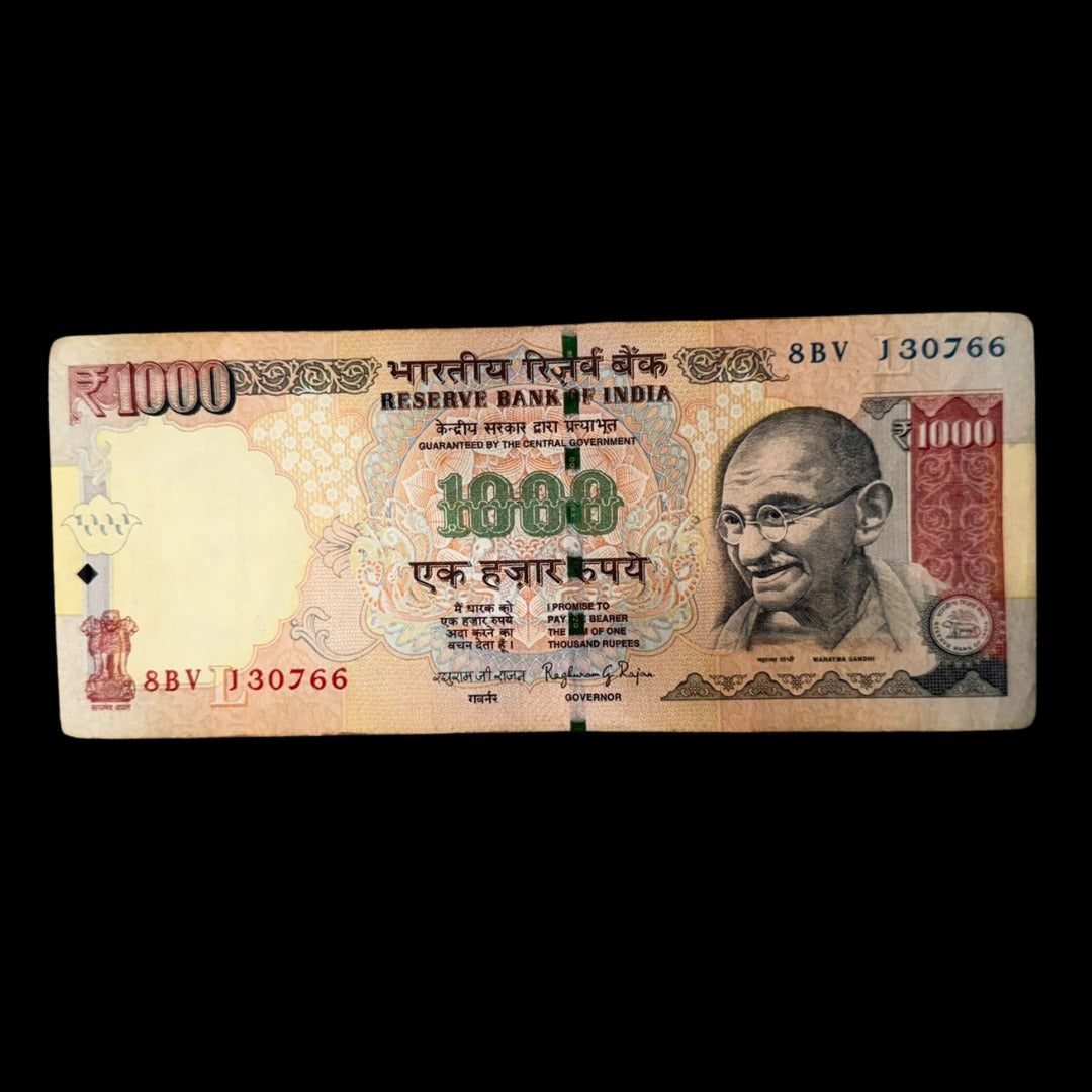 rs 1000 note birthday 130766  13 july 1966 rare