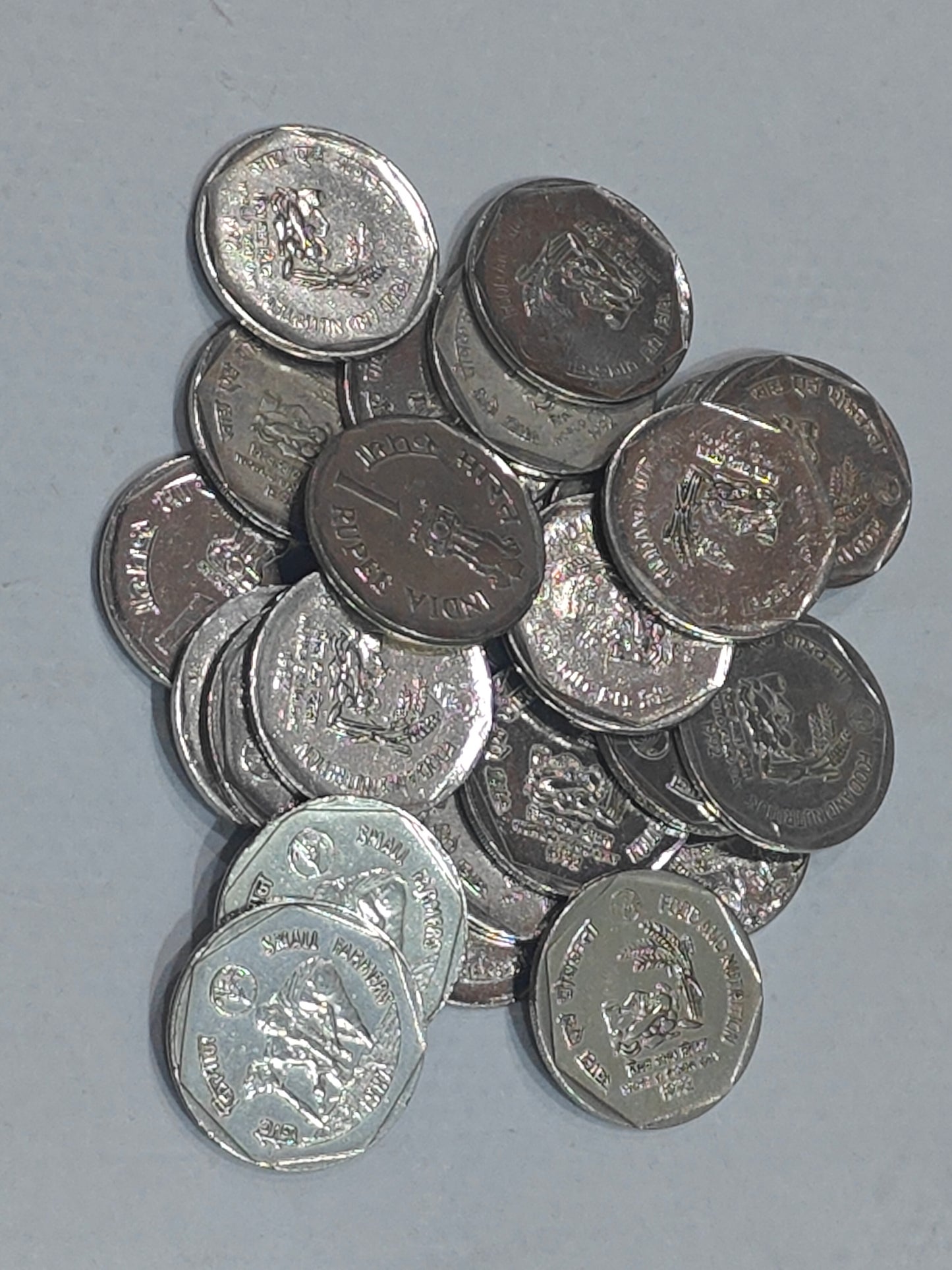 1992 1 Rupee World Food Day Commemorative Coin – Food 10 pis set