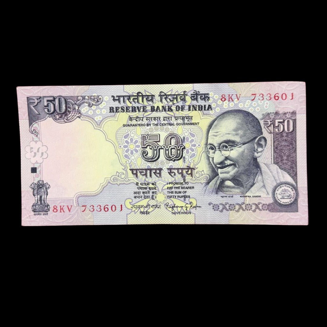 Rs 50 bank note parliament 100 note gem unc condition 733601 govr RRR