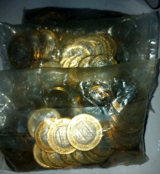 ₹10 National Archives of India 125 Years Sealed Pack (100 Coins) – Noida Mint | Rare Indian Commemorative Coins