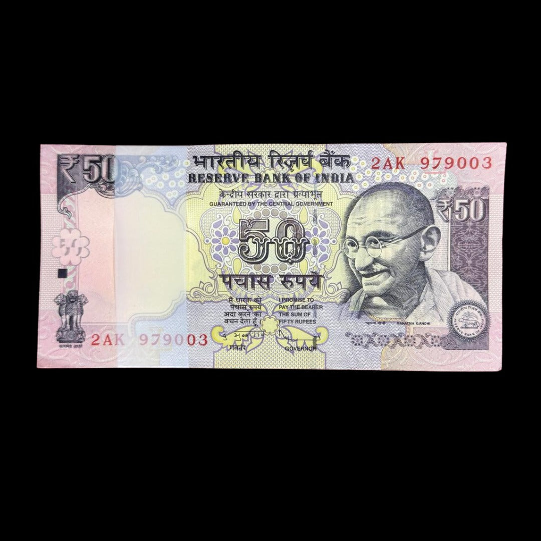 Rs 50 bank note 100 note gem unc condition fresh rare note