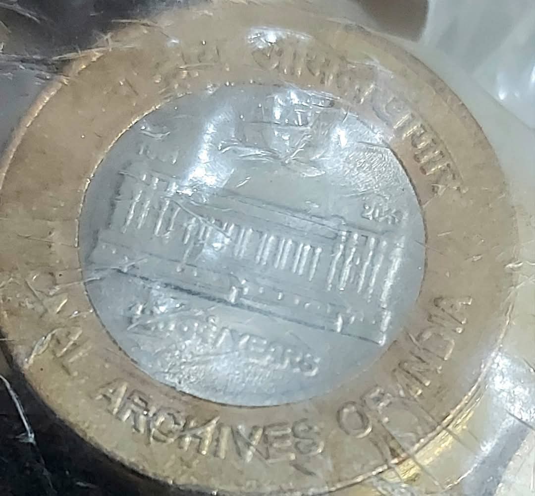 ₹10 National Archives of India 125 Years Sealed Pack (100 Coins) – Noida Mint | Rare Indian Commemorative Coins
