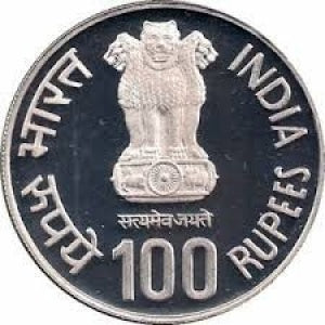 ₹100 Saint Alphonsa Birth Centenary 1910–2009 Silver Coin | Rare Indian Commemorative Coin | Proof Condition Collectible 35 gram silver
