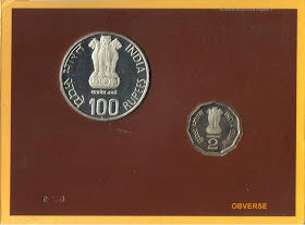 150 Years of Telecommunications 2004 Proof Coin Set | India Commemorative Coins | Rare Collectible Mint Set