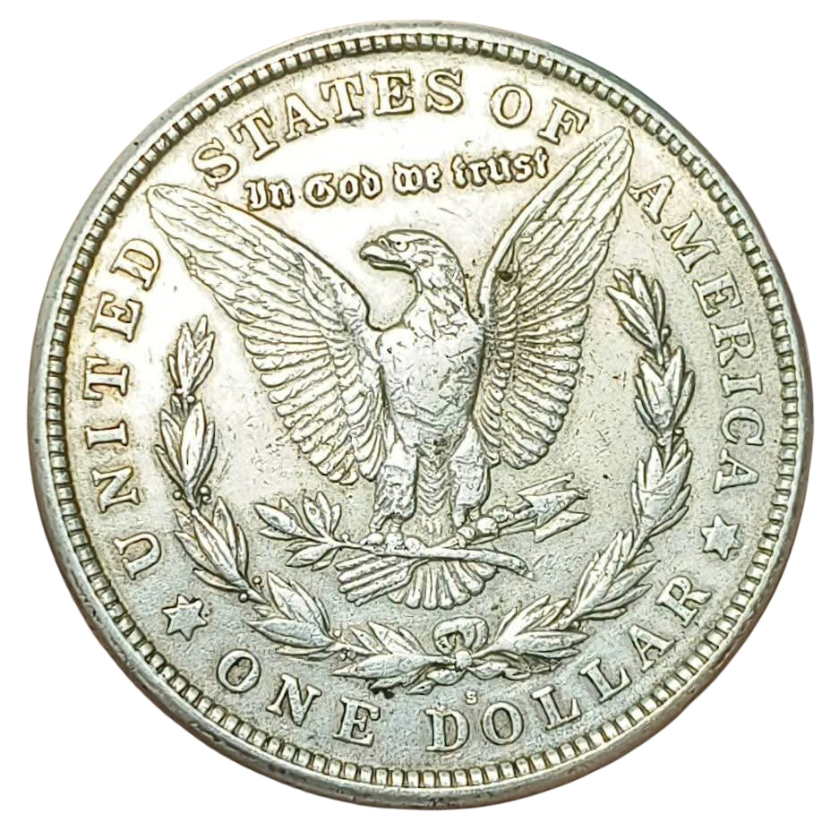 UNITED STATES MORGAN DOLLAR -- YEAR 1921SILVER .900, weight 26.73 gm extremely rare unique
