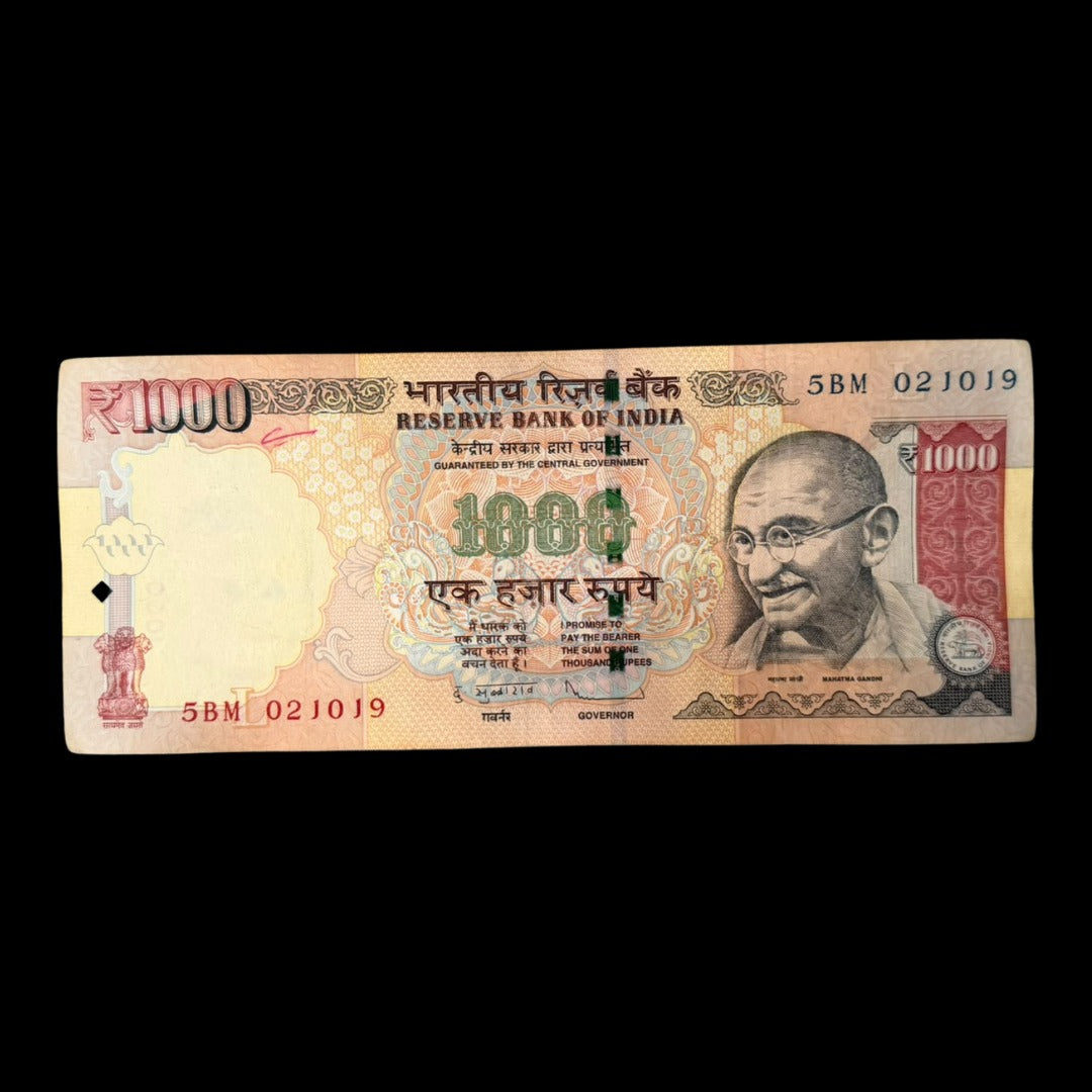 rs 1000 note bank Birthday 021019  2 Oct 2019 govr d Subbarao
