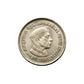 1989 Rs 1 Indian commemorative coin featuring Pandit Jawaharlal Nehru portrait celebrating his birth centenary 1889-1989.