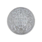 Rare 1884 India one rupee silver coin featuring Queen Victoria Empress with floral wreath reverse design, collectible British India coin.