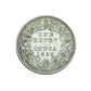 Rare 1898 India one rupee silver coin featuring Queen Victoria Empress with floral wreath reverse design, collectible British India coin.