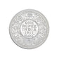 Rare 1917 India one rupee silver coin featuring King George V with floral wreath reverse design, collectible British India coin.