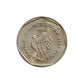 1985 Rs 1 Indian coin commemorating the International Youth Year featuring human figures symbolizing global unity and peace