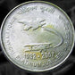 Rs 2 Indian Air Force Platinum Jubilee 2007 commemorative coin with Wapiti and fighter jet design
