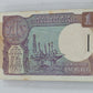Rare Rs 1 note bundle 1981 big coin type signed by R.N. Malhotra, serial 919901 to 919919, 100 collectible notes