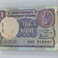 Rs 1 note bundle (1981 big coin) signed by R.N. Malhotra. 100 sequential notes (919901–919919). Collectible Indian currency packet.