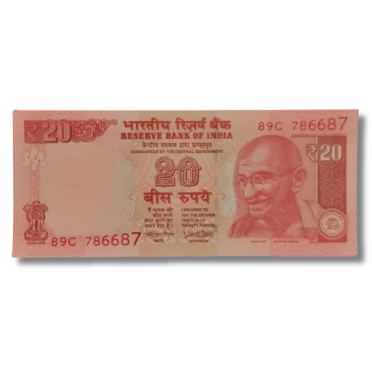 Rs 20 Old Telescopic 786687 Double 786 Holy Bismillah Number Governor Urjit R. Patel