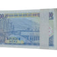 Vietnam 5000 Đồng old banknote bundle with Ho Chi Minh portrait and hydroelectric power dam design